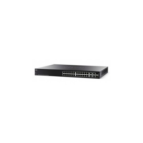 Switch Cisco Fast Ethernet SF350-24P, 24 Puertos 10/100Mbps -...