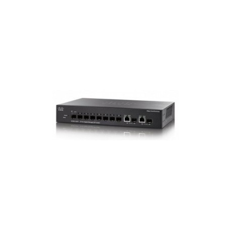 Switch Cisco Gigabit Ethernet SG350-10SFP, 10 Puertos SFP, 20...