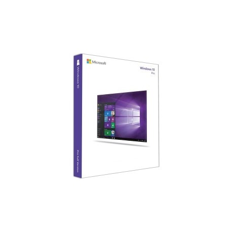 Microsoft Windows 10 Pro Inglés, 64-bit, DVD, 1 Usuario, OEM